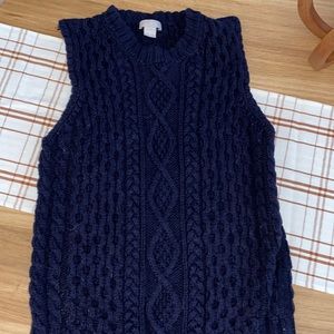 J Crew Vintage Navy vest